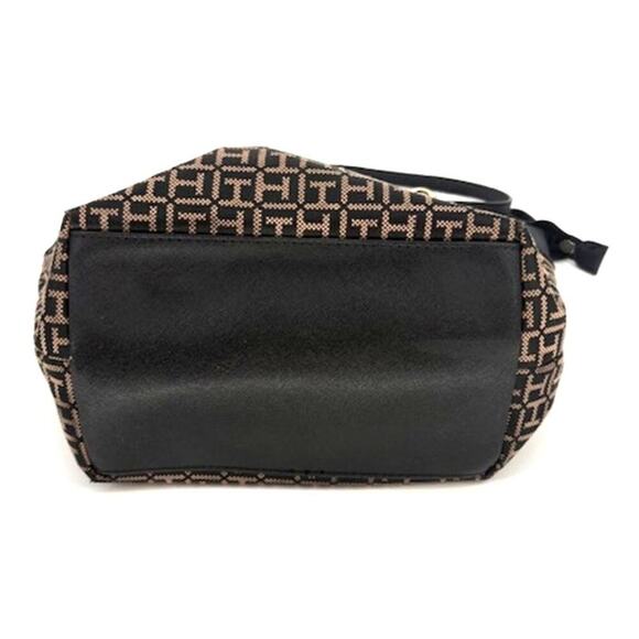 Tommy Hilfiger Black and Beige Handbag Purse – OS - Picture 8 of 9